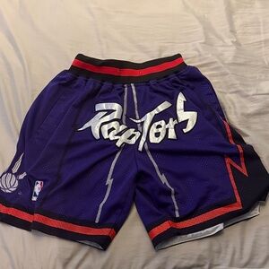 Just Don Toronto Raptors Logo Shorts